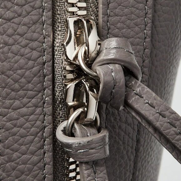 Balenciaga Grey Pebbled Calfskin Leather Small Neo Classic Hobo Bag - Picture 7 of 12